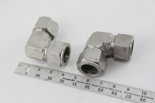 NEW SWAGELOK 318 Stainless Steel 90&#039; Elbow Coupling 1.5&#039;&#039; COMPRESSION FITTING