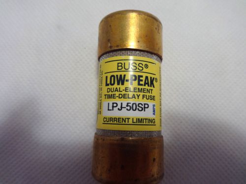 NEW NOT IN BOX BUSS LOW PEAK LPJ-50SP DUAL ELEMENT TIME DELAY FUSE