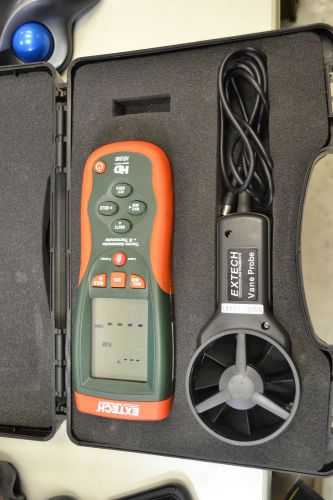 Extech hd300 cfm/cmm thermo-anemometer with ir temperature b46913a-sk for sale