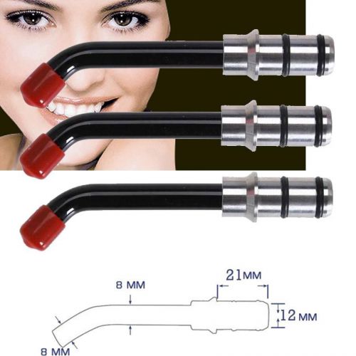 3Pcs Dental Light Guide Optic Fiber Rod Tip F Curing Lamp LED.B 8*12*21mm HOT!!!