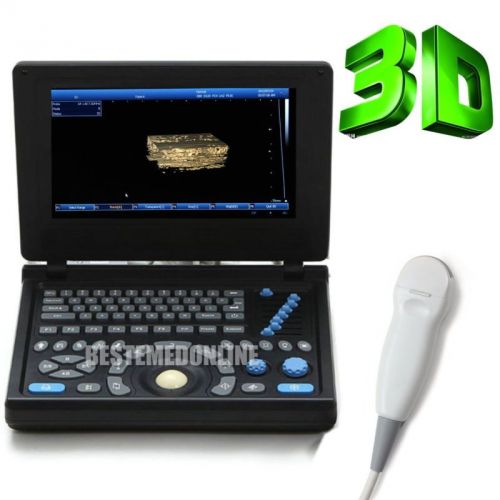 3D 10.1&#034; Full Digital Laptop Ultrasound Scanner Machine +Micro-convex Probe CE