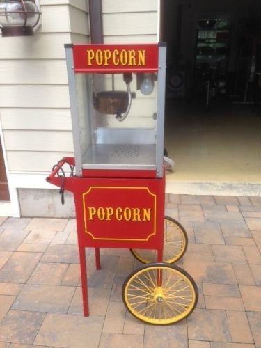 Paragon 1911 4 OZ Popcorn Machine with Rolling Cart
