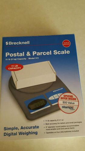 Brecknell compact digital shipping postal scale 11lb..bn for sale