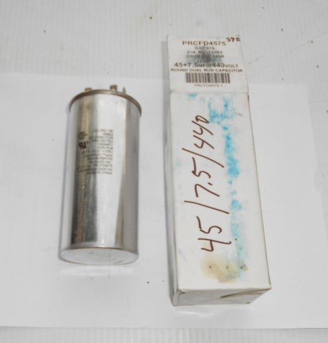 NEW IN BOX PACKARD PRCFD4575 45+7.5MFD 440V OVAL CAPACITOR