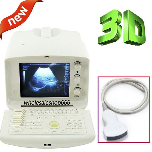 FDA Digital Portable Diagnose Ultrasound Scanner machine convex+ 3D software US