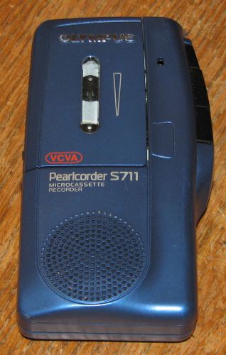 Olympus Pearlcorder S711 Handheld Microcassette Voice Activated Recorder