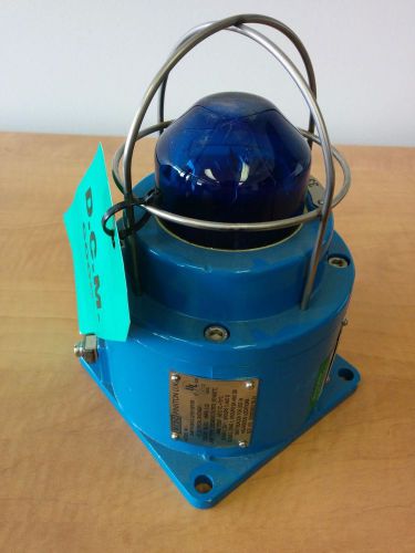 Medc sm87hxba blue led beacon, explosion proof, weatherproof for sale