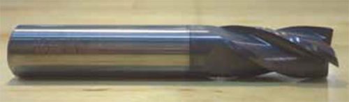 3/16&#034; DIA 5/8&#034; LOC 2&#034; OAL 4 FLUTE ALTIN COATED CARBIDE END MILL MADE IN USA