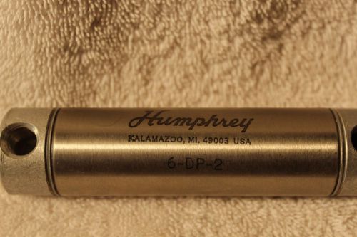 HUMPHREY 6-DP-2 PNEUMATIC CYLINDER 1 1/16 inch bore 2&#034; Stroke SST