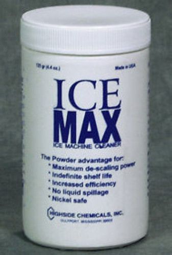 Ice max ice machine cleaner by highside (powder form - no liquid spills!) for sale