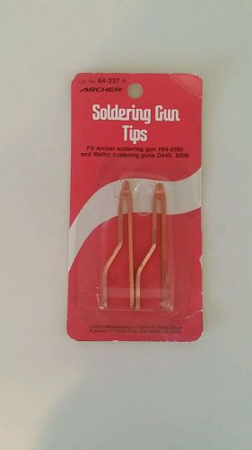 Archer  64-237a pack of 2 soldering gun standard replacement tips for sale