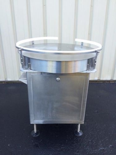 Kaps-All 34 Inch Rotary Stainless Steel Accumulation Table, Free Shipping