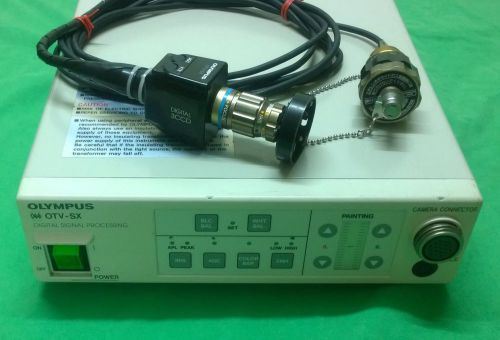 OLYMPUS OTV-SX CONTROLLER+ MH-312 CAMERA HEAD w/ AR-TX Adapter ring (#1549)