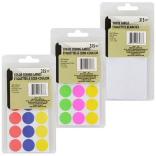 Color coding labels, 315-ct. for sale