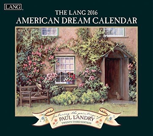 Lang american dream 2016 wall calendar by paul landry +, january 2016 to for sale