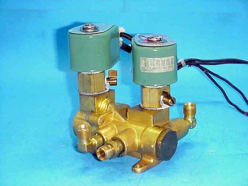 New asco red hat ht8344b46pmo dual solenoid valve 1/4&#034; 125 psi 120v list $1614 for sale