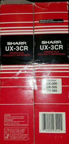 (4) Sharp UX-3CR Thermal Transfer Ribbon for Fax UX300/305/460 - 2 Rolls Per Box