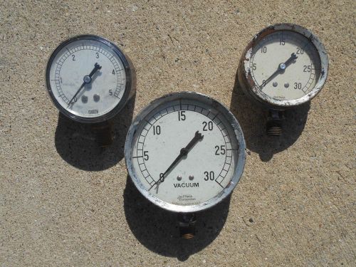 VINTAGE Marsh pressure TEST Gages Lot