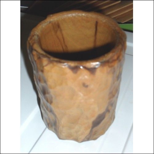 Wooden pencil container