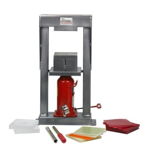 Bonny doon 20-ton mark iii manual hydraulic press with urethanes and acrylics for sale