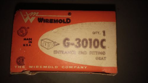 WIREMOLD G-3010C NEW IN BOX 3000 SERIES ENTRANCE END FITTING SEE PICS GREY #A42