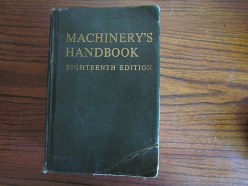 Machinery&#039;s Handbook  Copyright 1970
