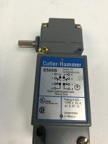 Cutler Hammer Limit Switch Heavy Duty. (E50SB) New