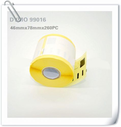 46x78mm 260 pcs per  Roll   99016  S0722450  For DYMO Sekio CoStar LabelWriter