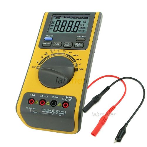 Digital multimeter voltmeter thermometer ohm usb cd frequency resistance diode for sale