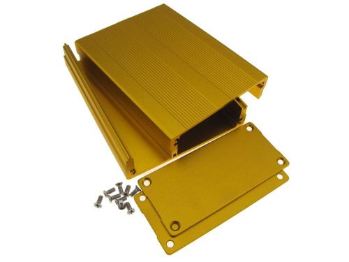 HQ Aluminum Project Box Enclousure DIY 100*76*35mm - Gold