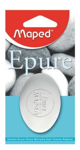 NEW Maped Epure Pencil Eraser  Assorted Shapes  White (010800)