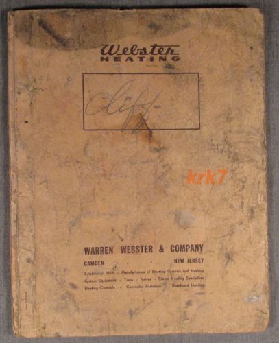 Webster Baseboard Heating Service Detail - 1949