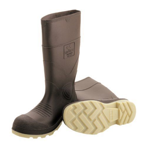 NEW Tingley Rubber 51244 15-Inch Steel Toe Cleated Knee Boot  Size 4  Brown