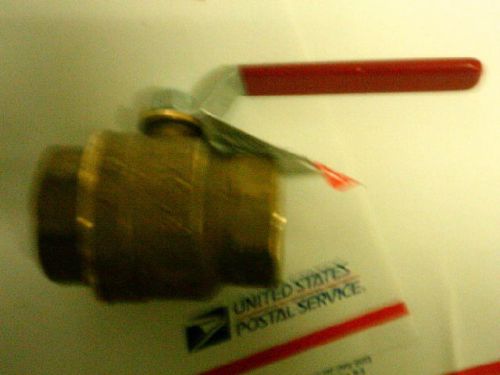 Pro line 1-1/2&#034; bronze threaded full port ball valve lead free for sale