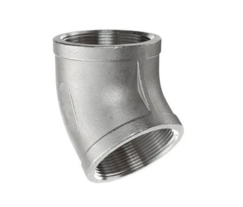 1/2&#034; npt female 45 degree elbow 304 stainless steel  brewing fitting class 150 for sale
