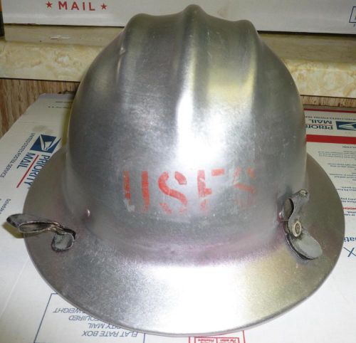 USFS*Forest Service FIRE FireFighters*Alum HardBoiled Egg HardHat Helmet Bullard