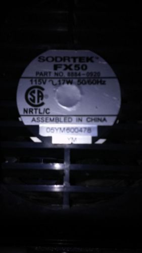 Sodrtek fx50 8884-0920 static safe soldering fume exhauster extractor fan for sale
