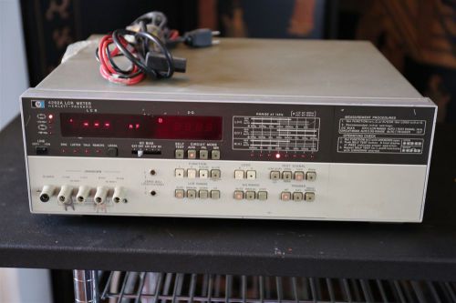 Hewlett Packard 4262A Digital LCR Meter with switchable test frequencies