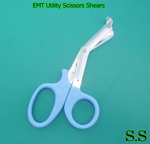 12  EMT Utility Scissors Shears 7.5&#034; Sky Blue Colored