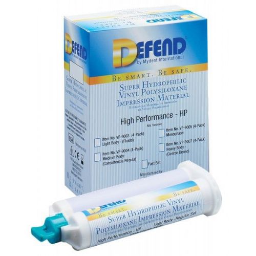 Defend VPS Heavy Body Impression Material - Fast Set 4x50ml