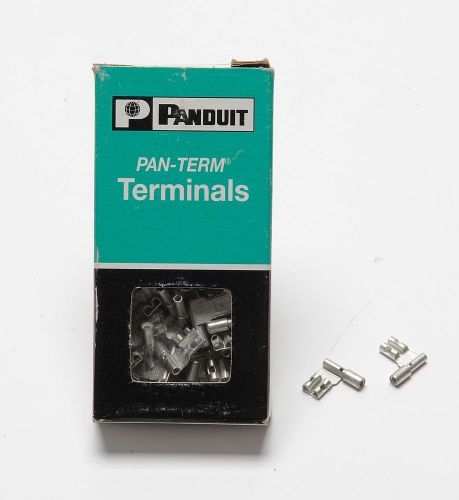 NEW 100 Panduit DR18-206-C  Quick Connect Connector Female Disconnect Non-Insul