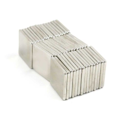 Strong Neodymium Magnets N35 Project NdFeB 10x10x1mm Blocks 3/8&#034; x 3/8&#034; x 1/32&#034;