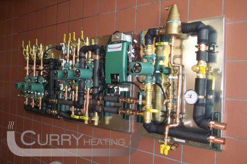 Radiant heat control panel- 6 zones/ 2 temp (keywords; boiler, pex, floor heat) for sale