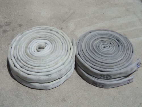 Firehose dj 25 ft 1.875” wide, 1” id, boat dock bumper, rope line chafe guard for sale