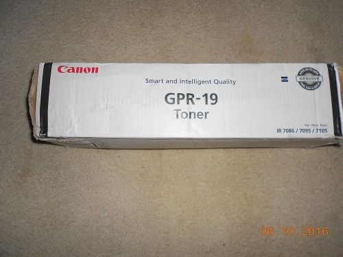 Genuine Canon GPR19 Black Toner 0387B003AA iR7086/ 7095 / iR7105