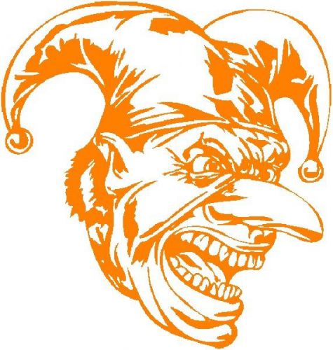 30 Custom Orange Halloween Clown Personalized Address Labels