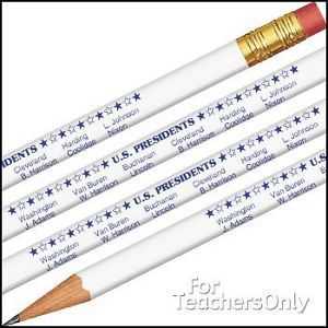 U.S. Presidents Pencils - 144 pencils per order