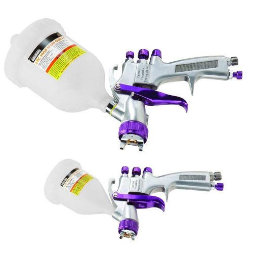 High volume low pressure 2 piece professional automotive hvlp air spray gun kit for sale