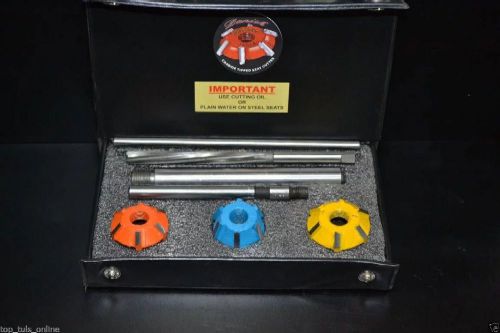 Valve seat cutter set carbide big block ford series 385 429 - 460 1969 to 2004 for sale