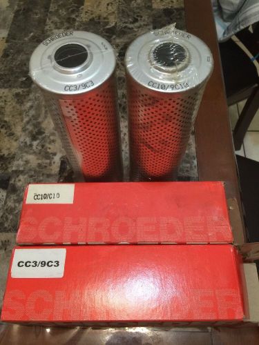 Schroeder  cc10-9c10 and cc3/9c3  filter  &gt;new&lt; for sale